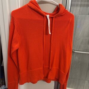 Lululemon Orange Sweater Hoodie
